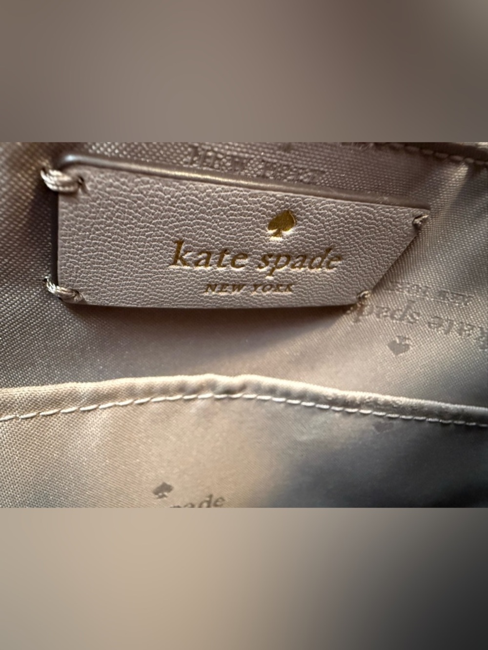 Kate Spade Greige Quilted Backpack - Picture 15 of 15